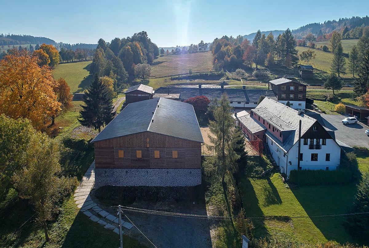 Penzion Hamříkova stáj Dolní Moravice Exterior foto