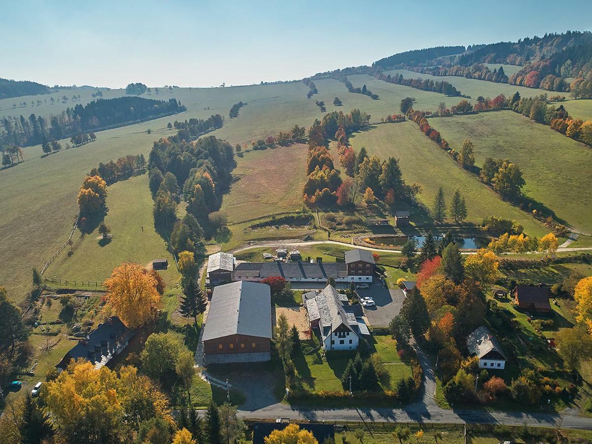 Penzion Hamříkova stáj Dolní Moravice Exterior foto